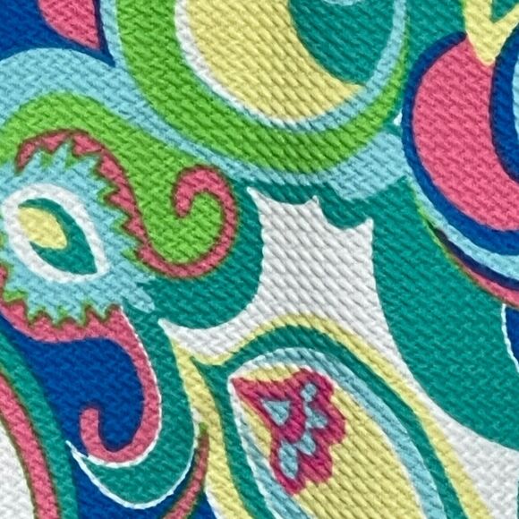 Ronni‎ Nicole T-Shirt Dress Women Size 8 Multicolor Paisley Stretch Textured - Picture 6 of 13